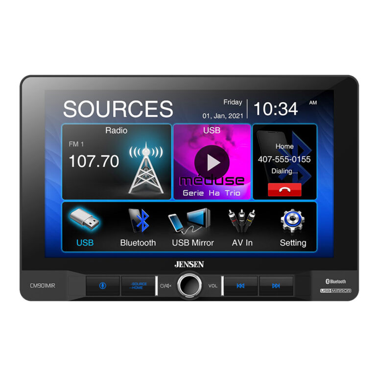 9" Multimedia Receiver with USB Screen Mirroring CM901MIR