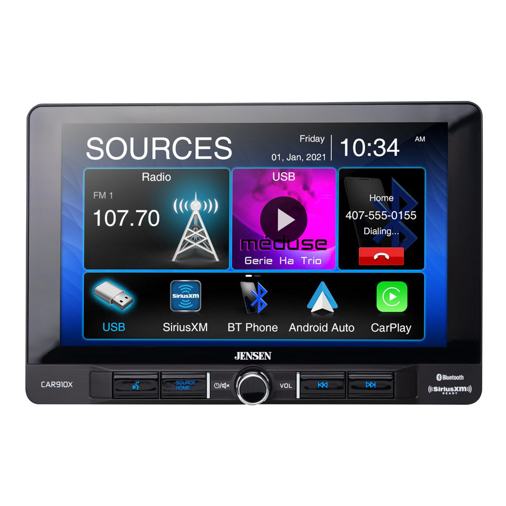 College doolhof Meestal 9" Receiver with Apple CarPlay and Android Auto - CAR910X