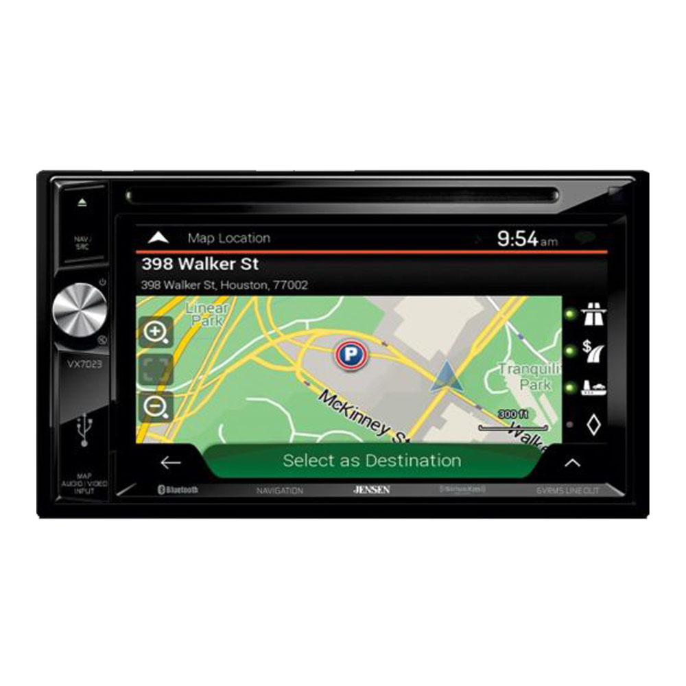 6.2 CD/DVD Receiver with Built-In Navigation and Bluetooth - VX7023 -  Jensen Mobile