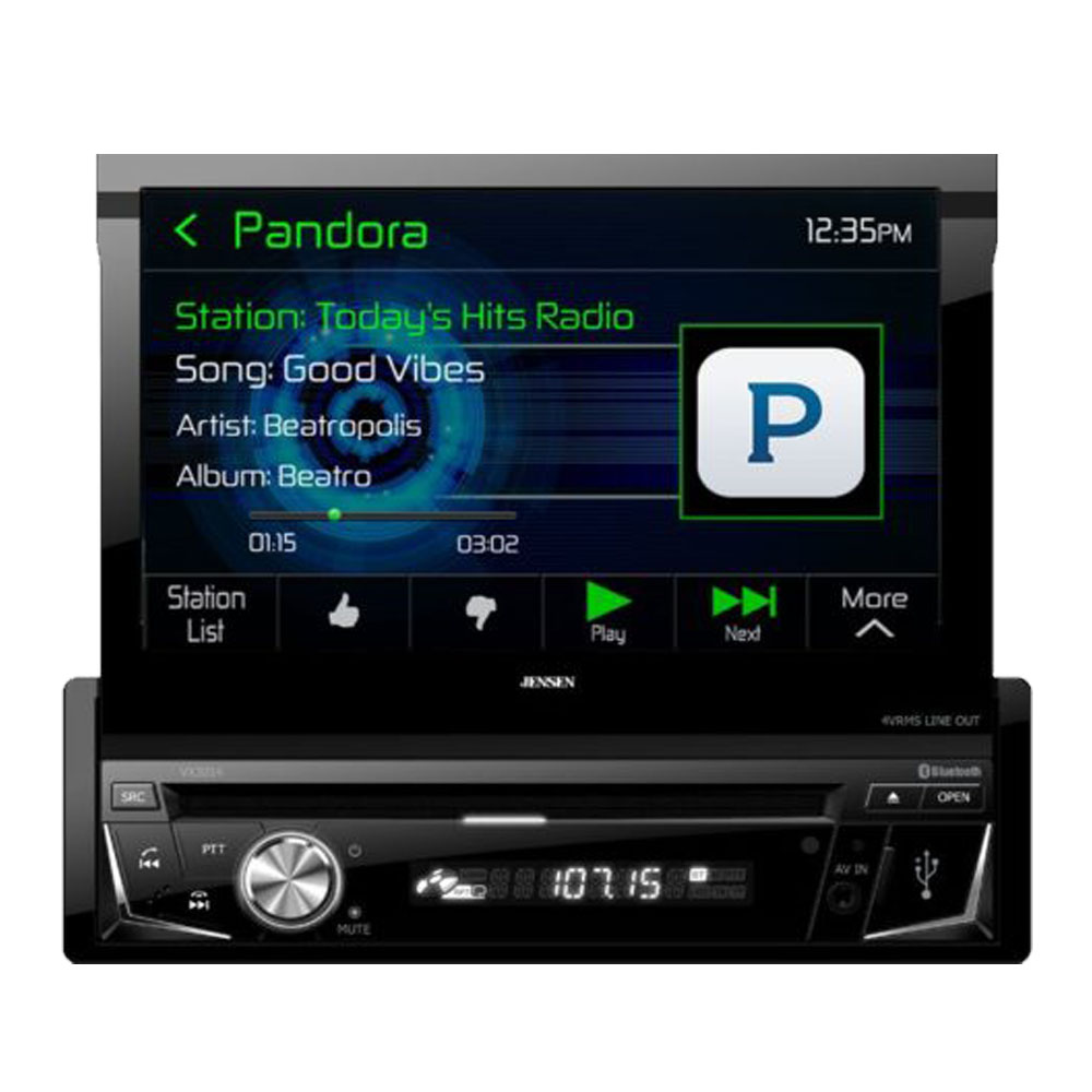 7 CD/DVD Receiver with Built-In Bluetooth - VX3014 - Jensen Mobile