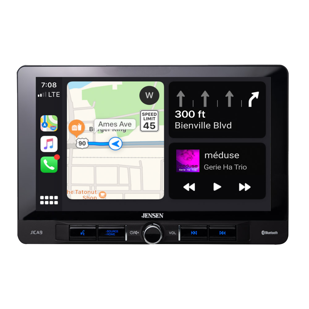 9 Media Receiver with Apple CarPlay and Android Auto - J1CA9