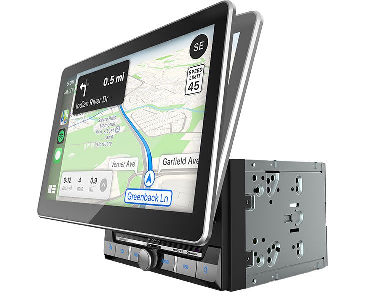10.1 Multimedia Receiver with Apple CarPlay and Android Auto