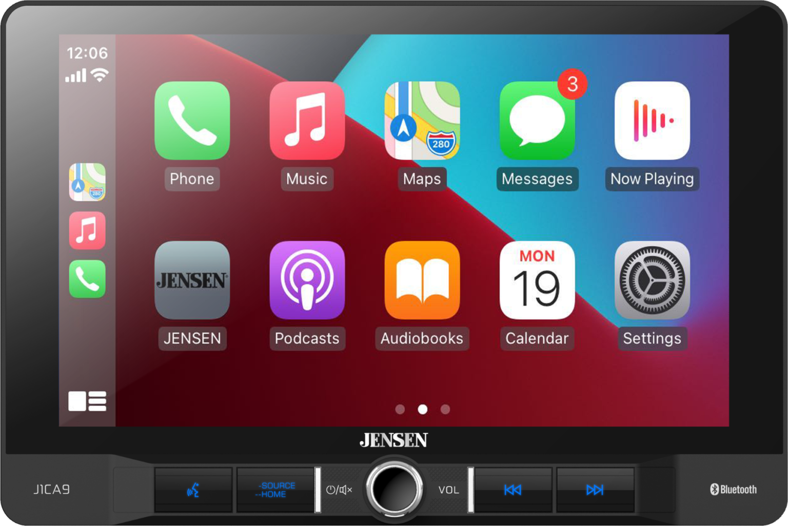 9" Media Receiver with Apple CarPlay and Android Auto J1CA9 Jensen