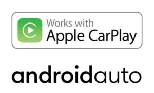 car play and android car receiver logos