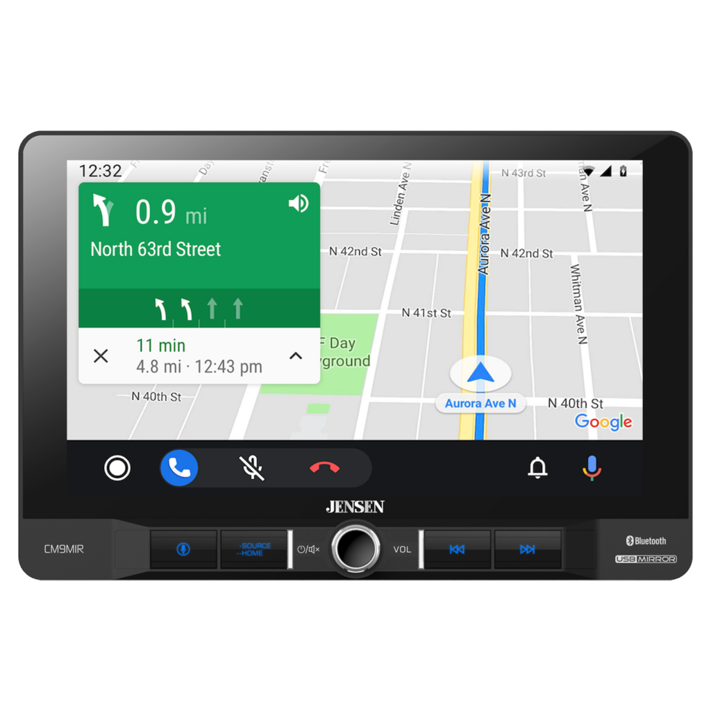9" Multimedia Receiver with USB Screen Mirroring CM9MIR Jensen Mobile