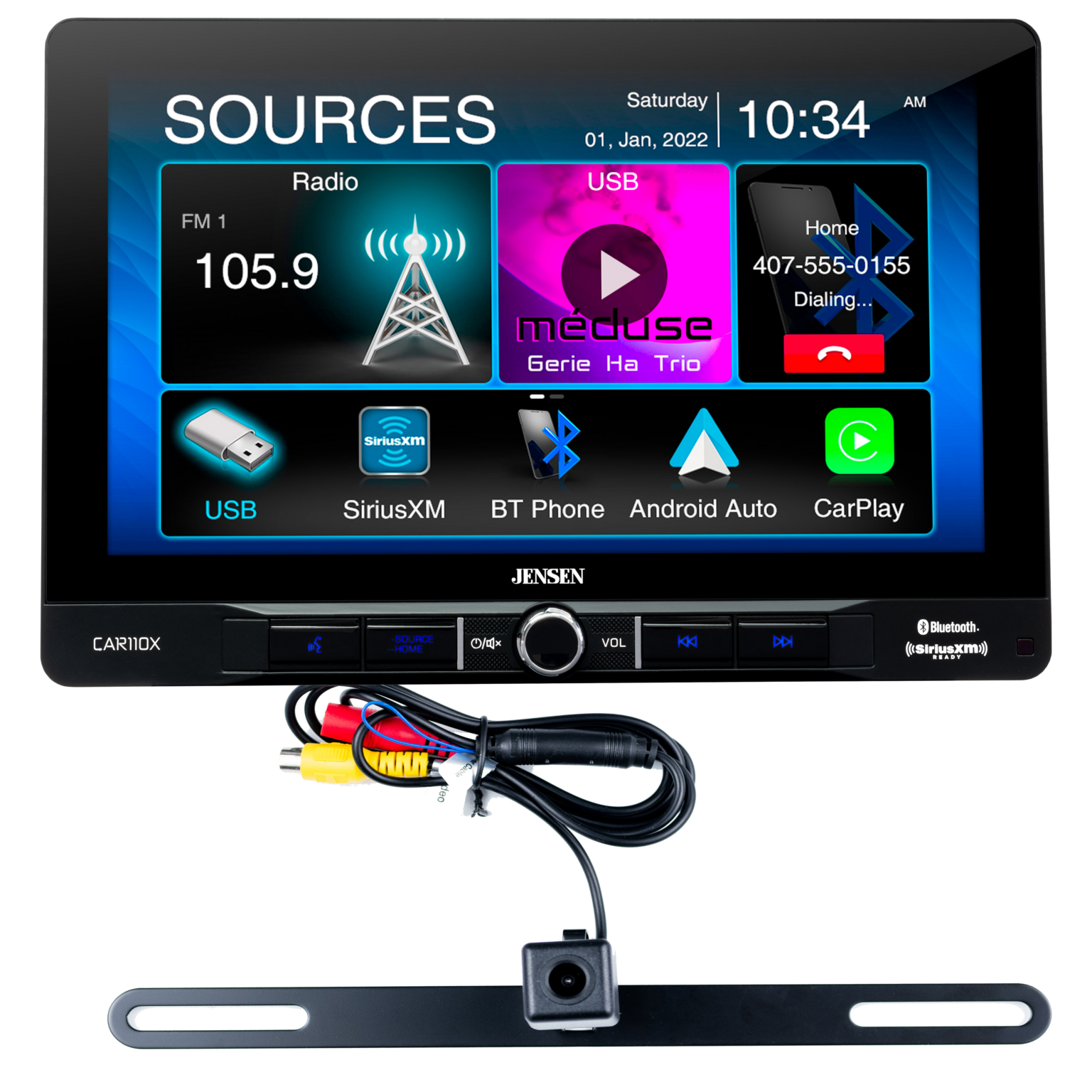 10 TOUCHSCREEN CAR RECEIVER APPLE CARPLAY AND ANDROID AUTO COMPATIBILITY visual data 6