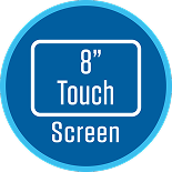 8 inch touch screen icon
