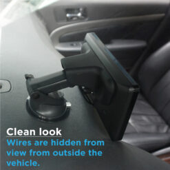 dash mount mounted on dashboard in actual car