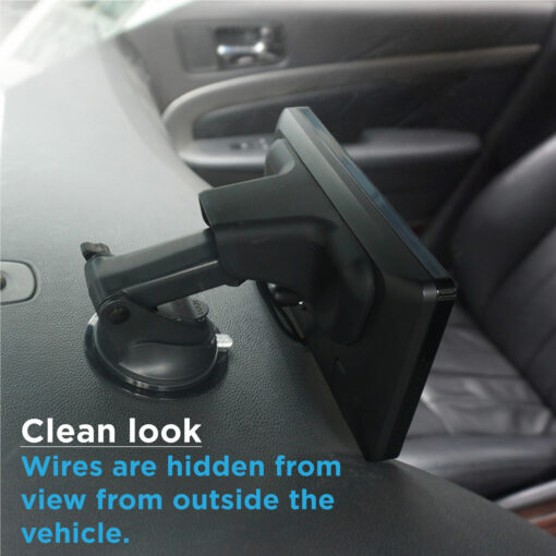 dash mount mounted on dashboard in actual car
