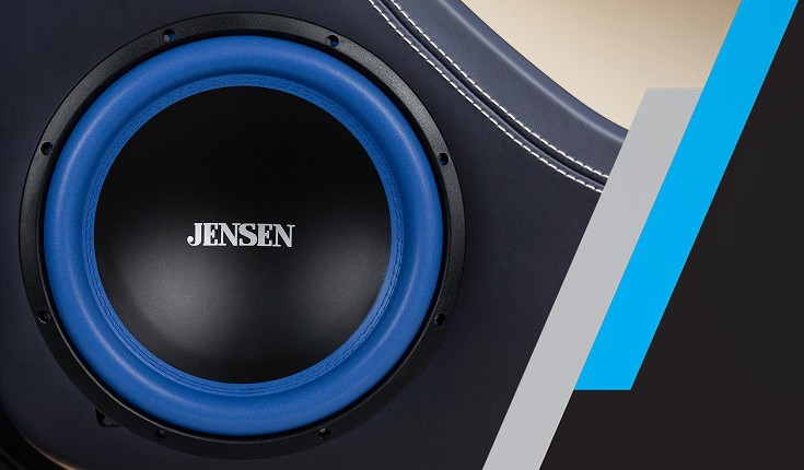 JW124 subwoofer installed in car