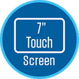 7-inch touch screen icon