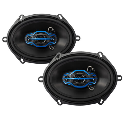 JS6804 car stereo speaker pair front view without grille