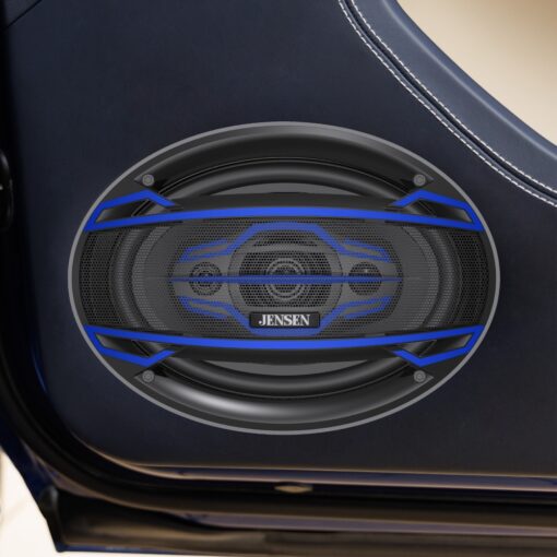 car speakers JS6904 installed in car door