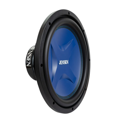 J4W12 car subwoofer angled view