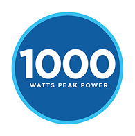 1000 Watts Peak Power Icon