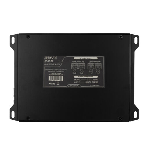 JA1CH bottom view of mono-Channel Amplifier with schematics