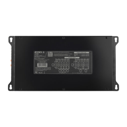 JA5B bottom view of 5-Channel Amplifier with schematics