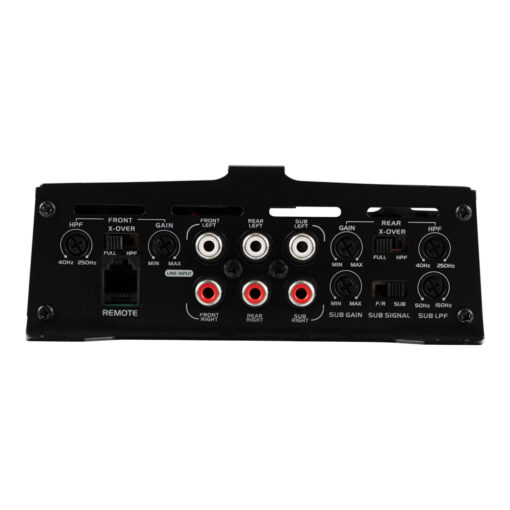 Jensen xda95rb 1500 watt amplifier connections side A view