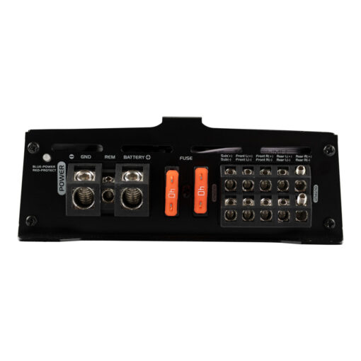 Jensen xda95rb 1500 watt amplifier connections side B view