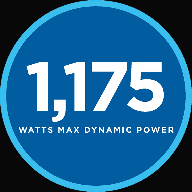 1175 watts max dynamic power icon