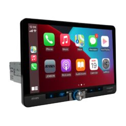 CAR140MW angled view of car stereo unit