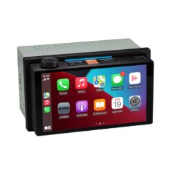 CAR7TC next generation car multimedia receiver stereo radio angled view from top down