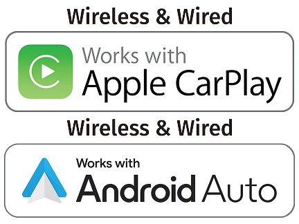 carplay android wired wireless