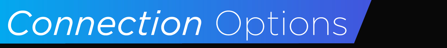 Connection Options Title
