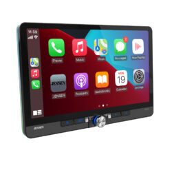 J5CA12 car stereo angled view