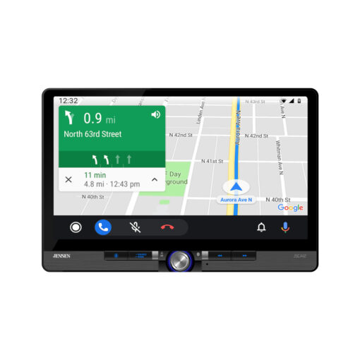 j5ca12 front view featuring apple carplay GUI