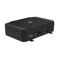 jw6a rendering of angled up view of car underseat subwoofer