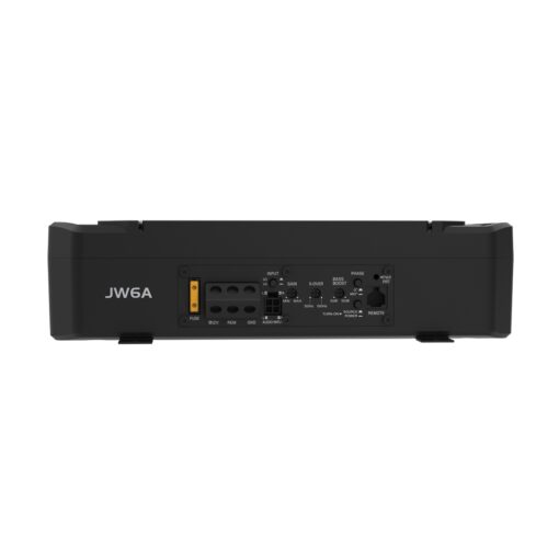 jw6a rendering of front view of car underseat subwoofer