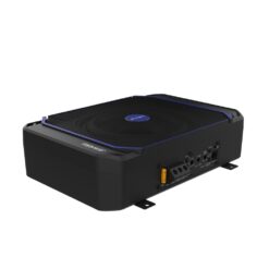 JSW65U rendering of angled up view of car underseat subwoofer