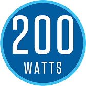 200 watts icon