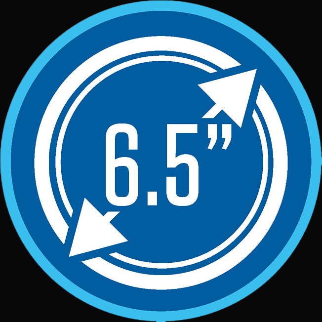 6.5-inch icon