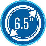 6.5 inch icon