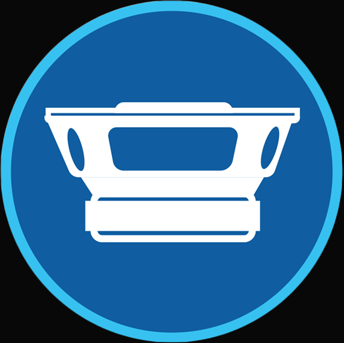 woofer cone icon
