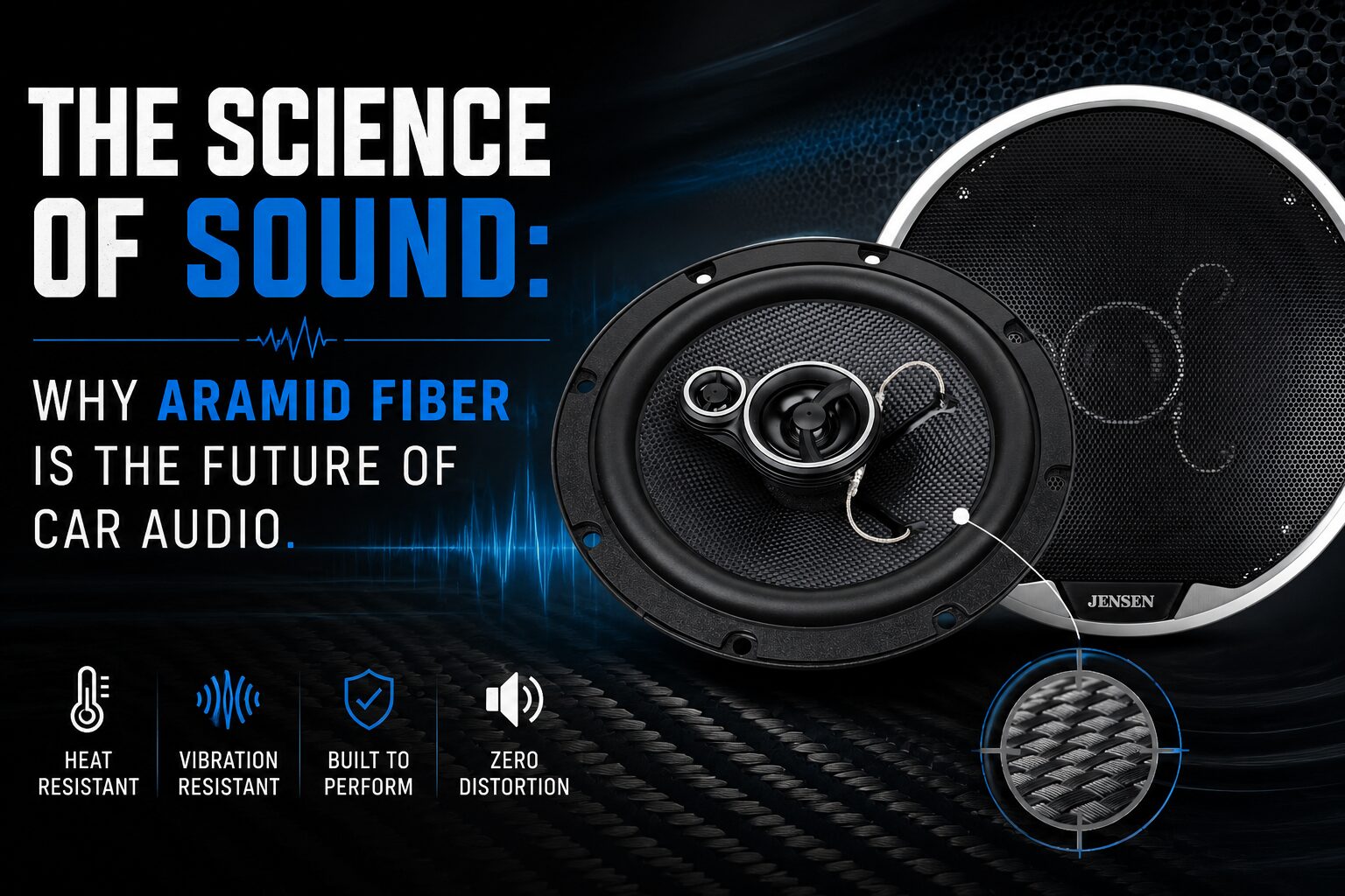 Jensen APEX Aramid Fiber Speakers