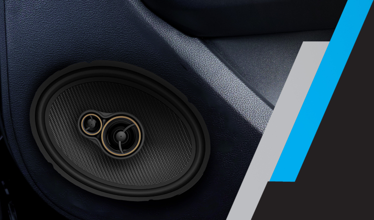 WJS68R speaker installed in car door
