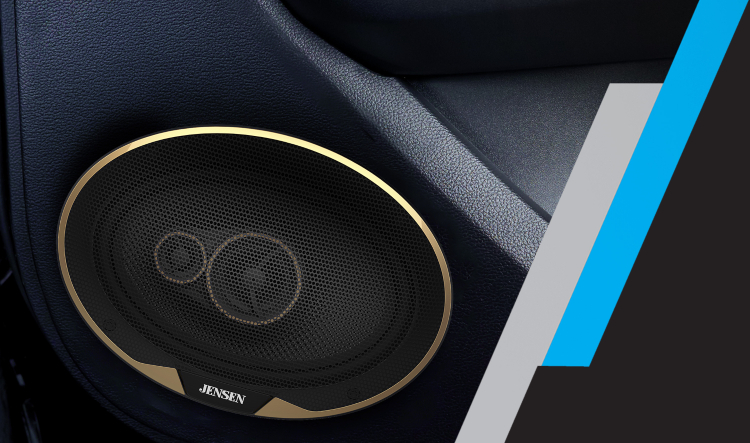 WJS69R speaker installed in car door