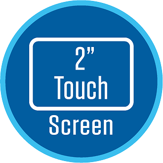 2-inch touchscreen