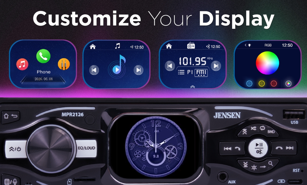 MPR2126 Web-Banner showing customization options for phone and illumination